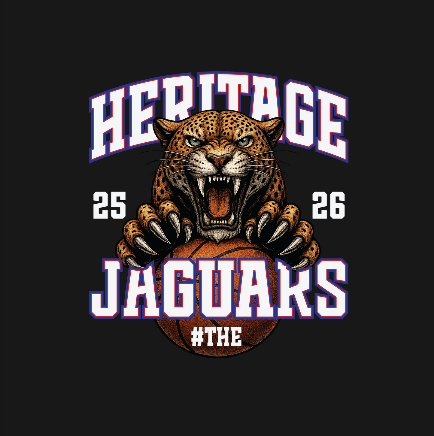 2025-2026  Heritage Lady Jags Basketball - DRY-FIT STYLE