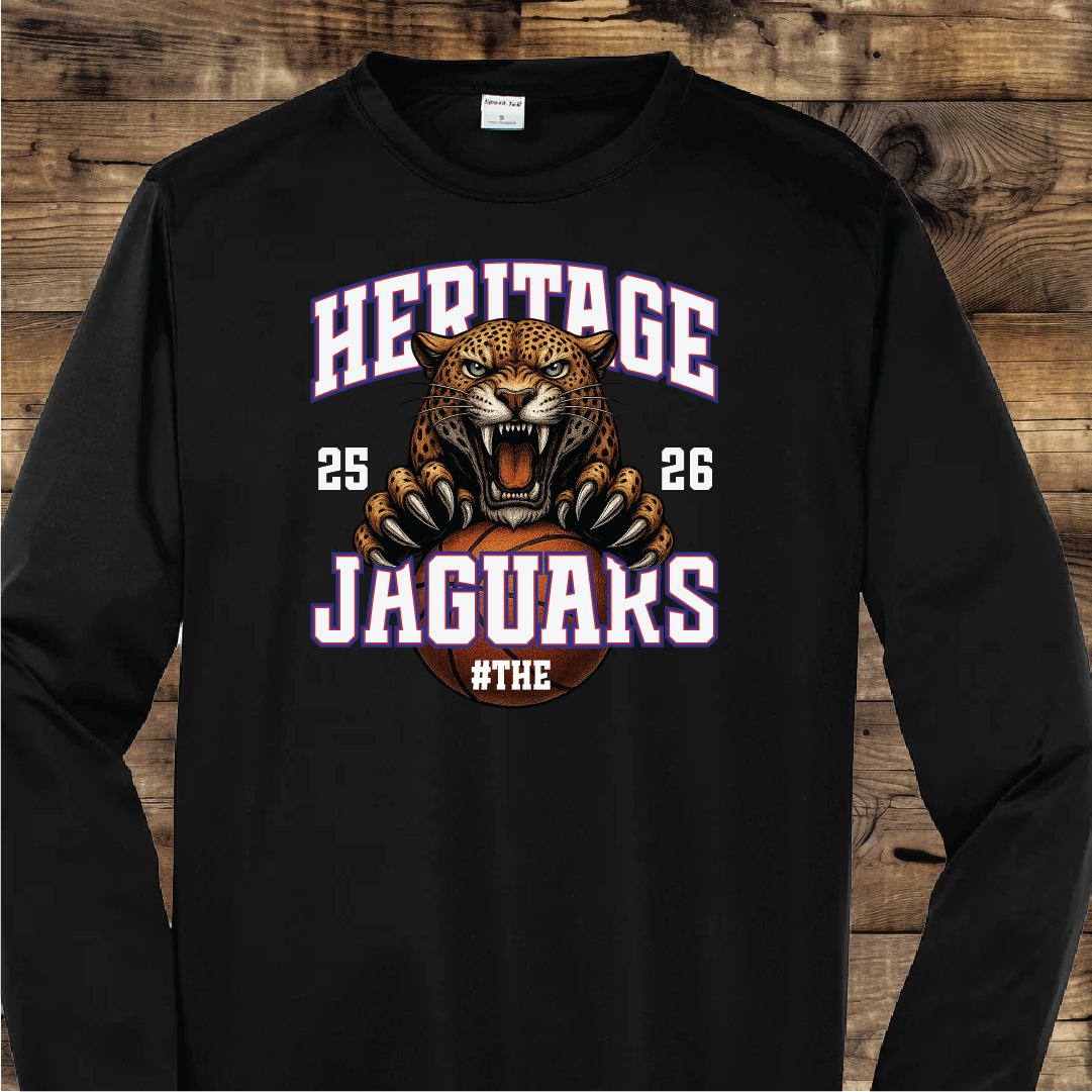 2025-2026  Heritage Lady Jags Basketball - DRY-FIT STYLE