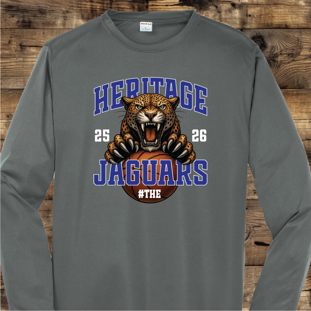 2025-2026  Heritage Lady Jags Basketball - DRY-FIT STYLE