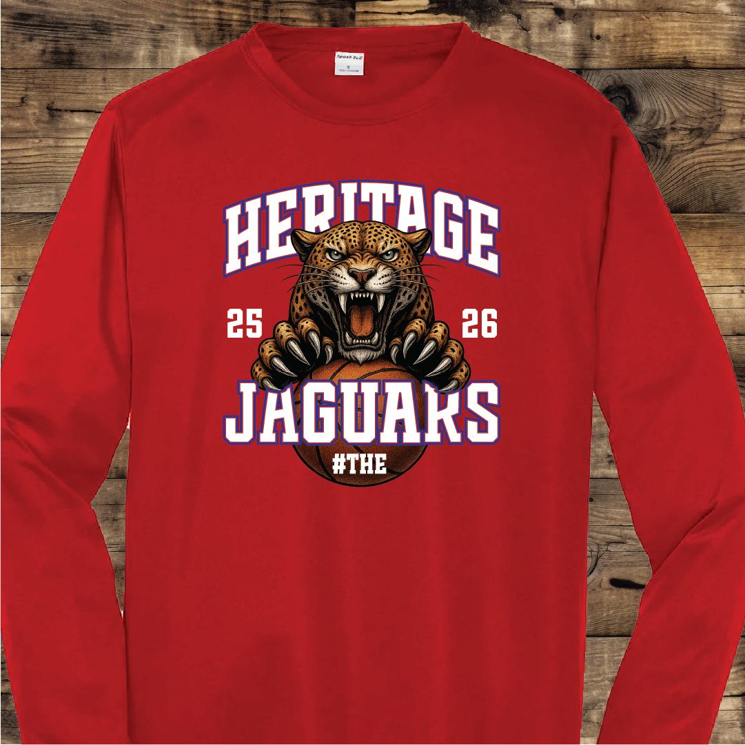 2025-2026  Heritage Lady Jags Basketball - DRY-FIT STYLE