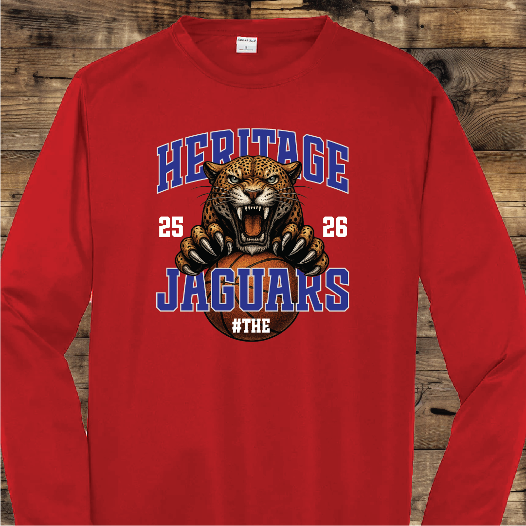 2025-2026  Heritage Lady Jags Basketball - DRY-FIT STYLE