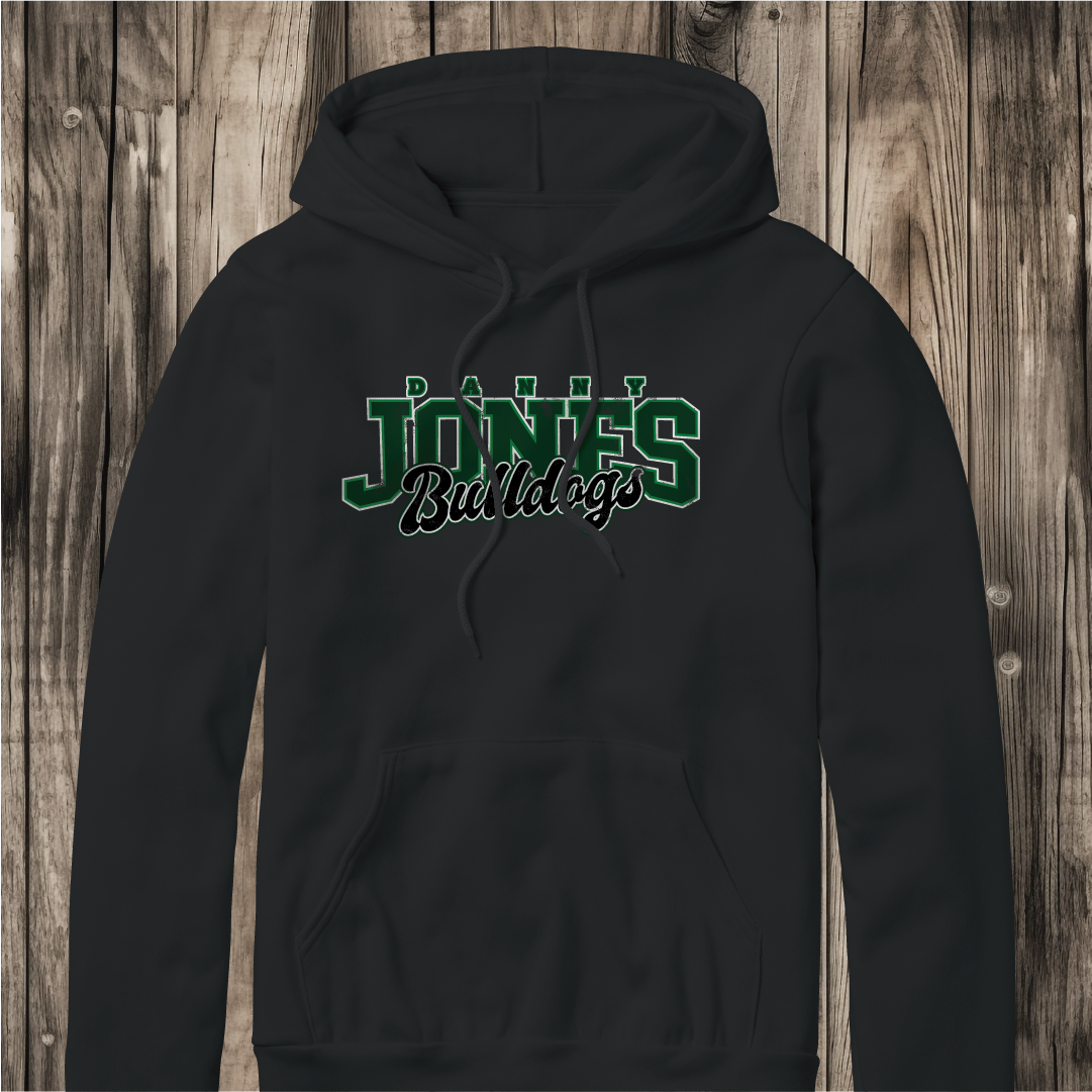 Danny Jones Bulldog Scripty Hoodie - Gildan 18500