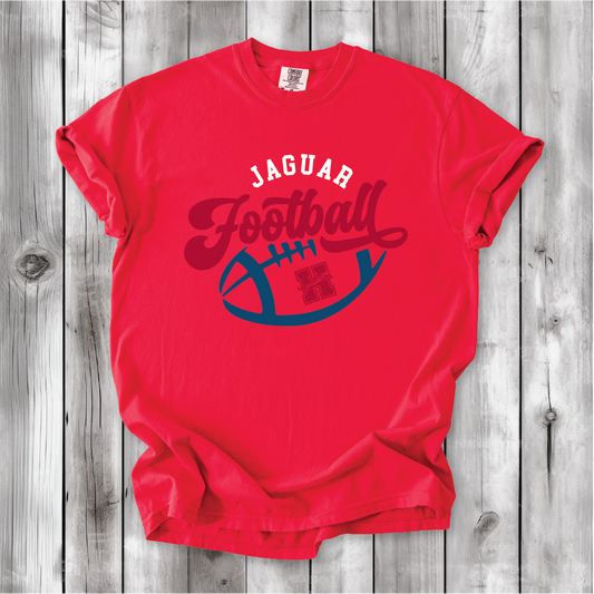 Heritage Jaguars Scripty football - Comfort Colors