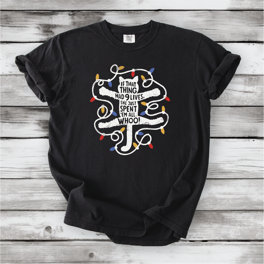 Christmas Vacation - If that Thing Had Nine Lives - National Lampoon shirt. Griswold and Cousin Eddie shirts - Comfort Colors