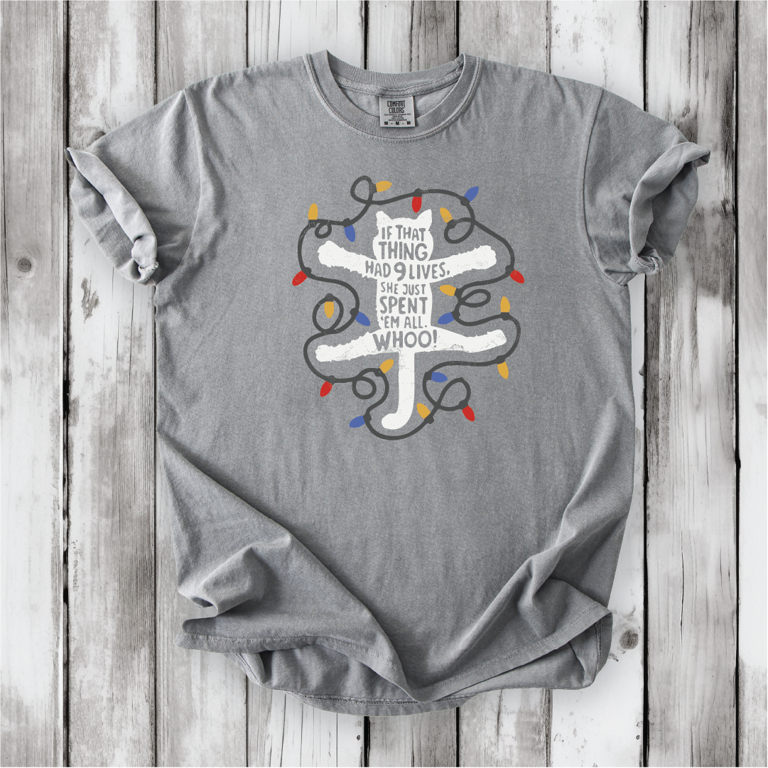 Christmas Vacation - If that Thing Had Nine Lives - National Lampoon shirt. Griswold and Cousin Eddie shirts - Comfort Colors