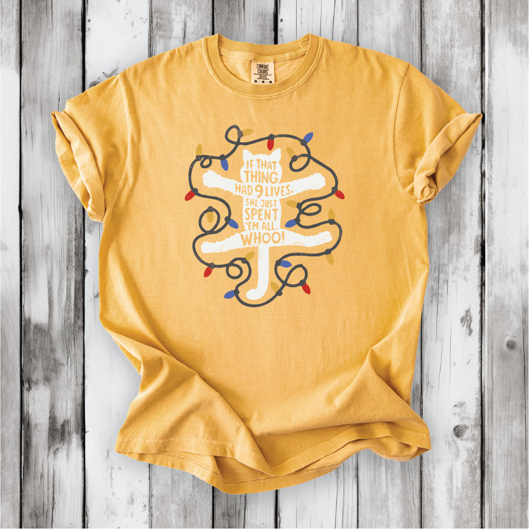 Christmas Vacation - If that Thing Had Nine Lives - National Lampoon shirt. Griswold and Cousin Eddie shirts - Comfort Colors