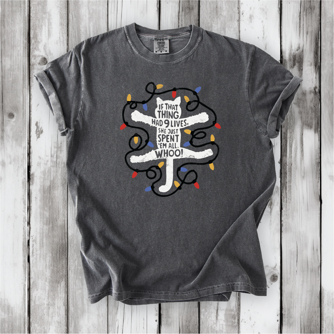 Christmas Vacation - If that Thing Had Nine Lives - National Lampoon shirt. Griswold and Cousin Eddie shirts - Comfort Colors