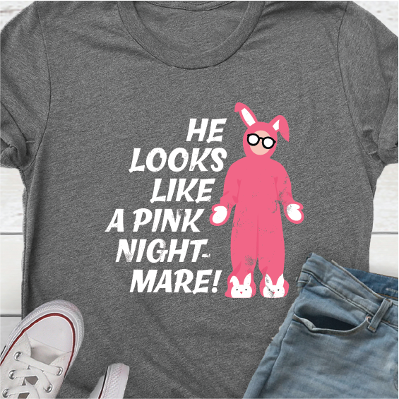 He looks like a pink Nightmare!!!