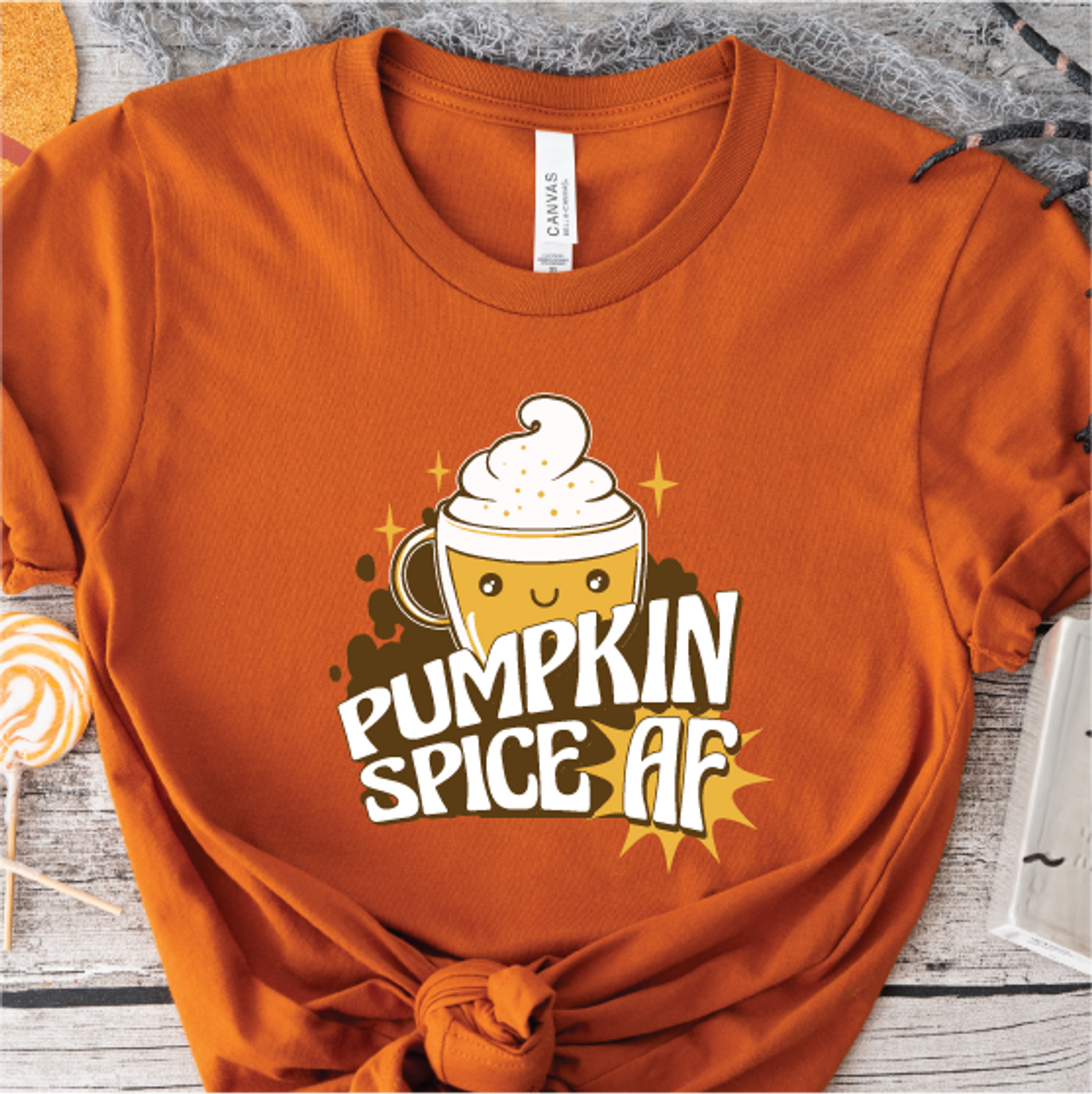 "Pumpkin Spice AF" Unisex Tee