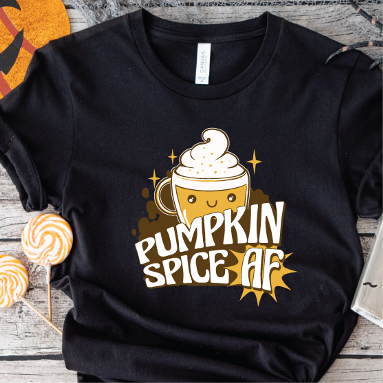 "Pumpkin Spice AF" Unisex Tee