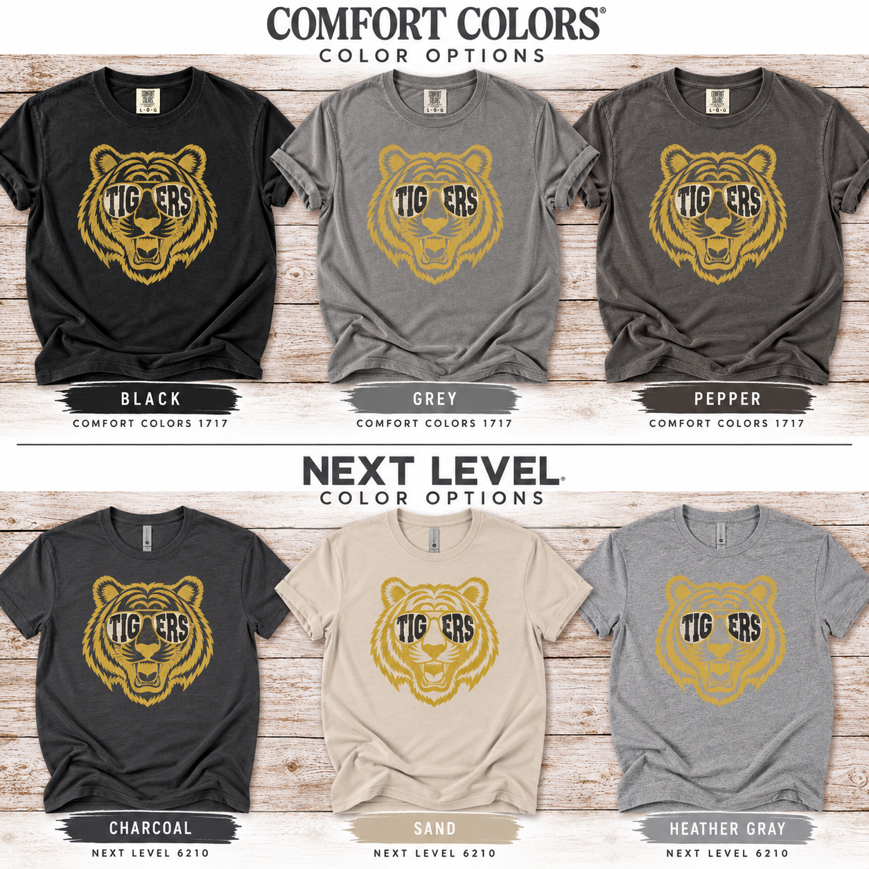 Tigers SUNGLASSES (short, long, hoodie)