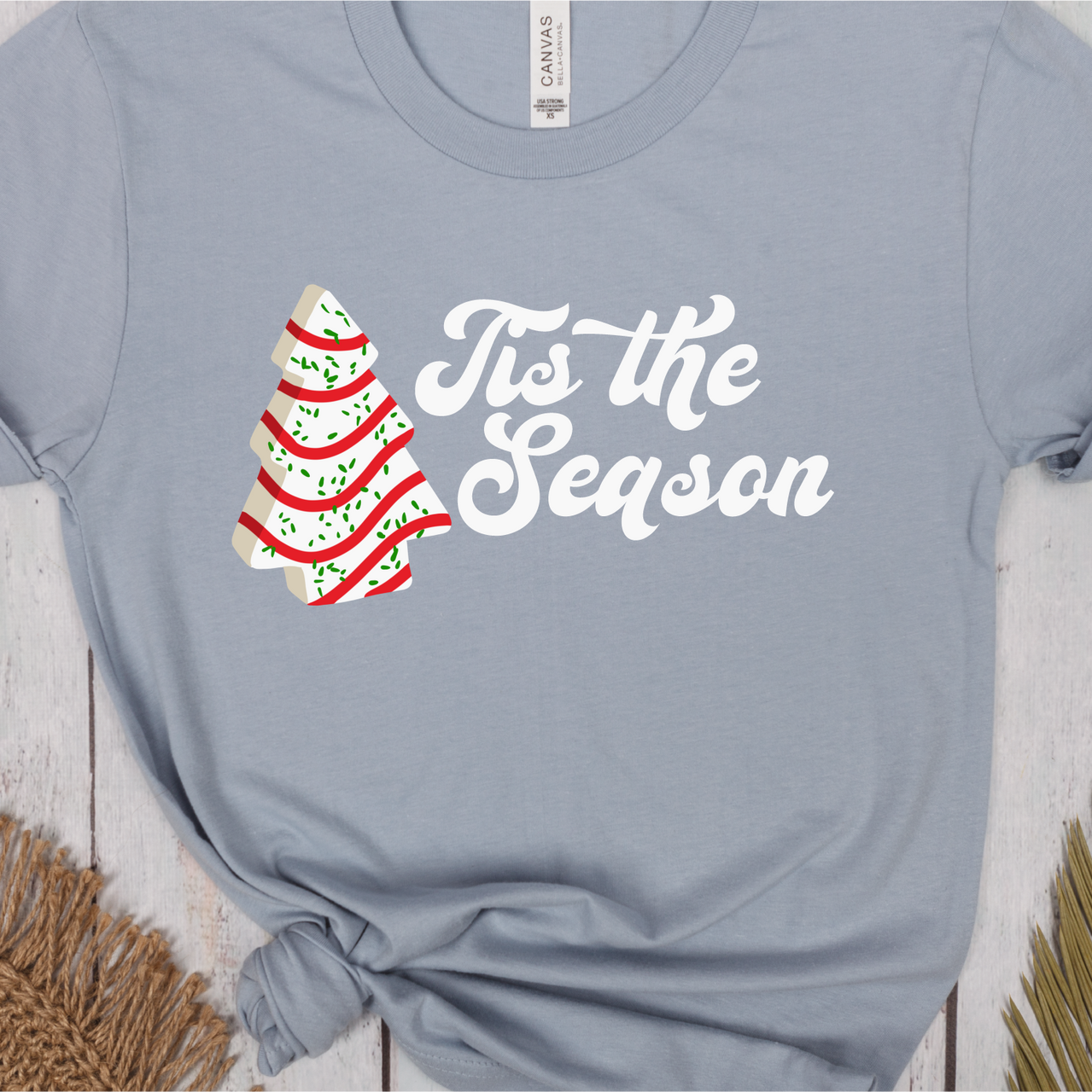 "Tis the Season Christmas Cake" Unisex Tee