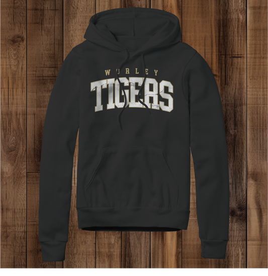 Worley Tigers Stacked (Short sleeve and Hoodie)