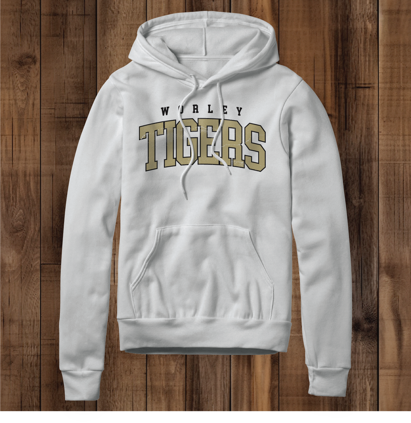 Worley Tigers Stacked (Short sleeve and Hoodie)